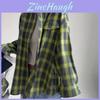 Retro Plaid Shirt For Women With Pockets And Loose Fit For Fall Fashion