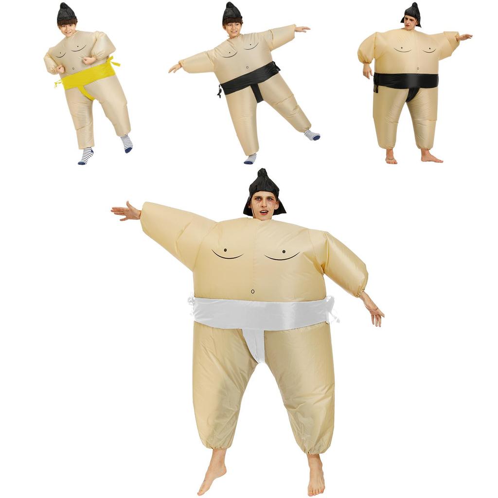 Fun And Quirky Sumo Wrestler Inflatable Costume Perfect For Parties And Cosplay