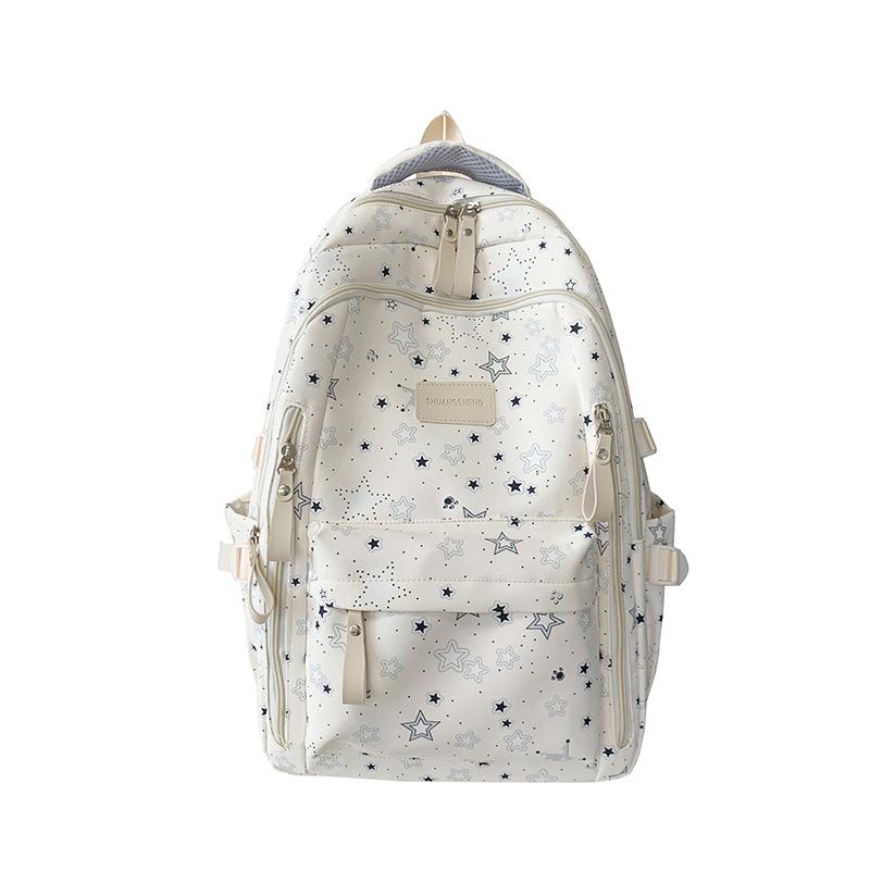 Schultasche College Stil Schultasche Weiblich Mittelschüler Koreanische Edition Große Kapazität High School Schüler Fünfzack Rucksack 1011 Neu