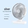 2025 Portable Silent Desktop Fan for Students with Free Rotation and Rechargeable Battery