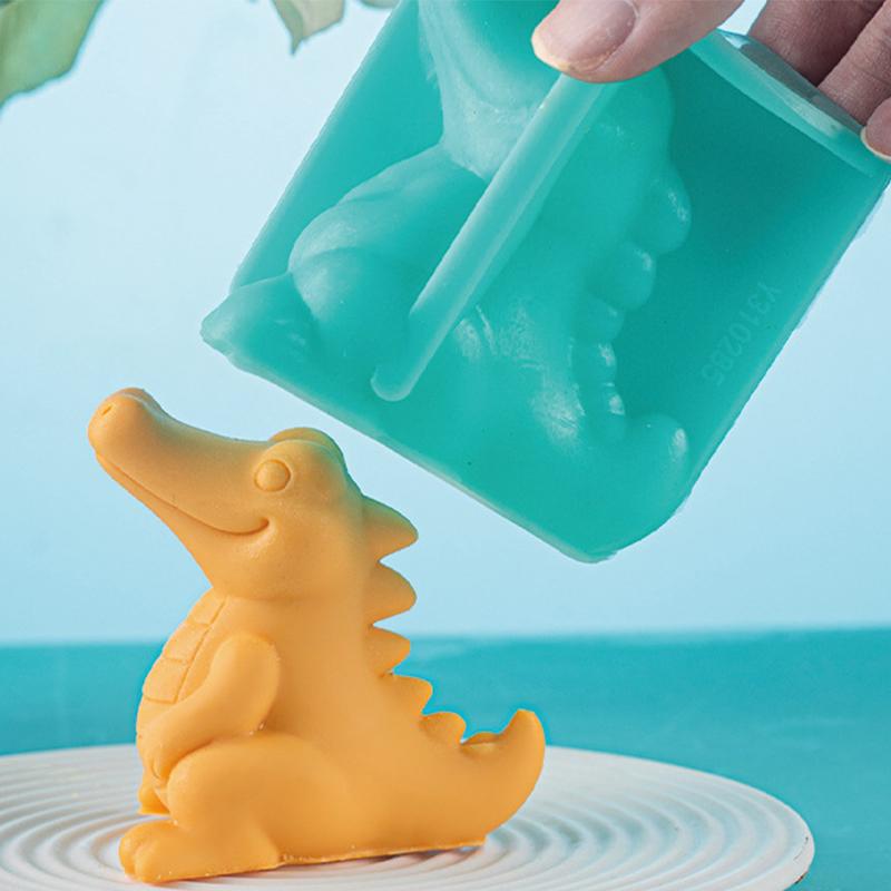 Shark Milk Jelly Silicone Mold Ice Mold Crocodile Baking Diy Mold Pudding Mousse Cake Mold Home Bar Kitchen Supplies
