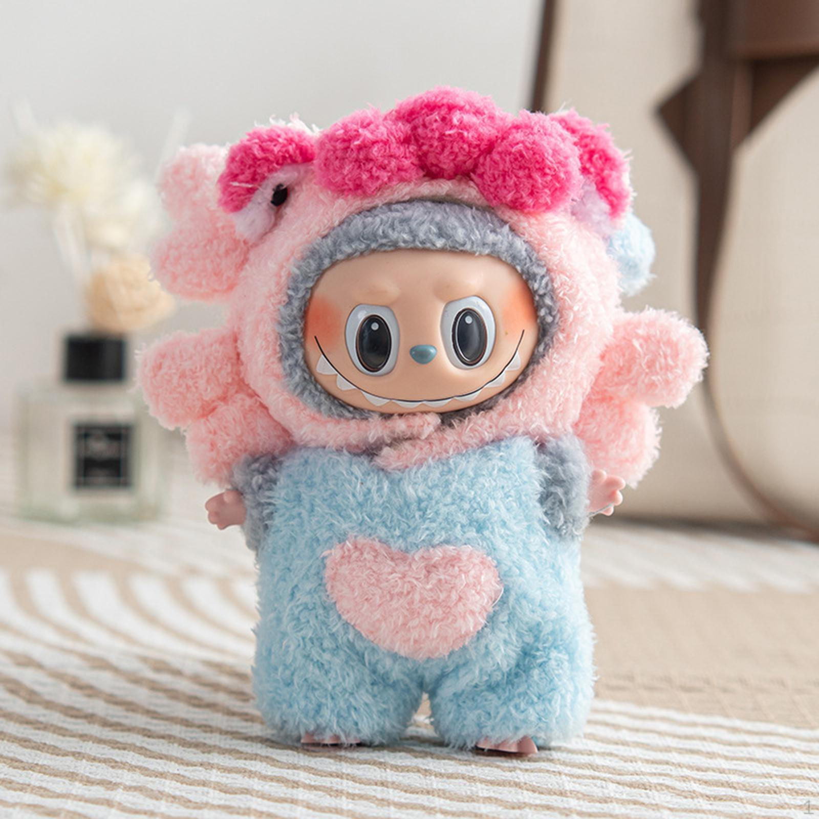 

Комбинезон из 2 частей и шляпа для модных кукол, аксессуары для одежды ручной работы 15-17 см платье Pink Crab