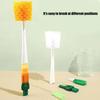 2Pieces MultiFunctional Cup Scrubber Brush Long Handle Dish Cup Brush for Feeding Bottle Mug Cup Cleaning Kitchen Tool