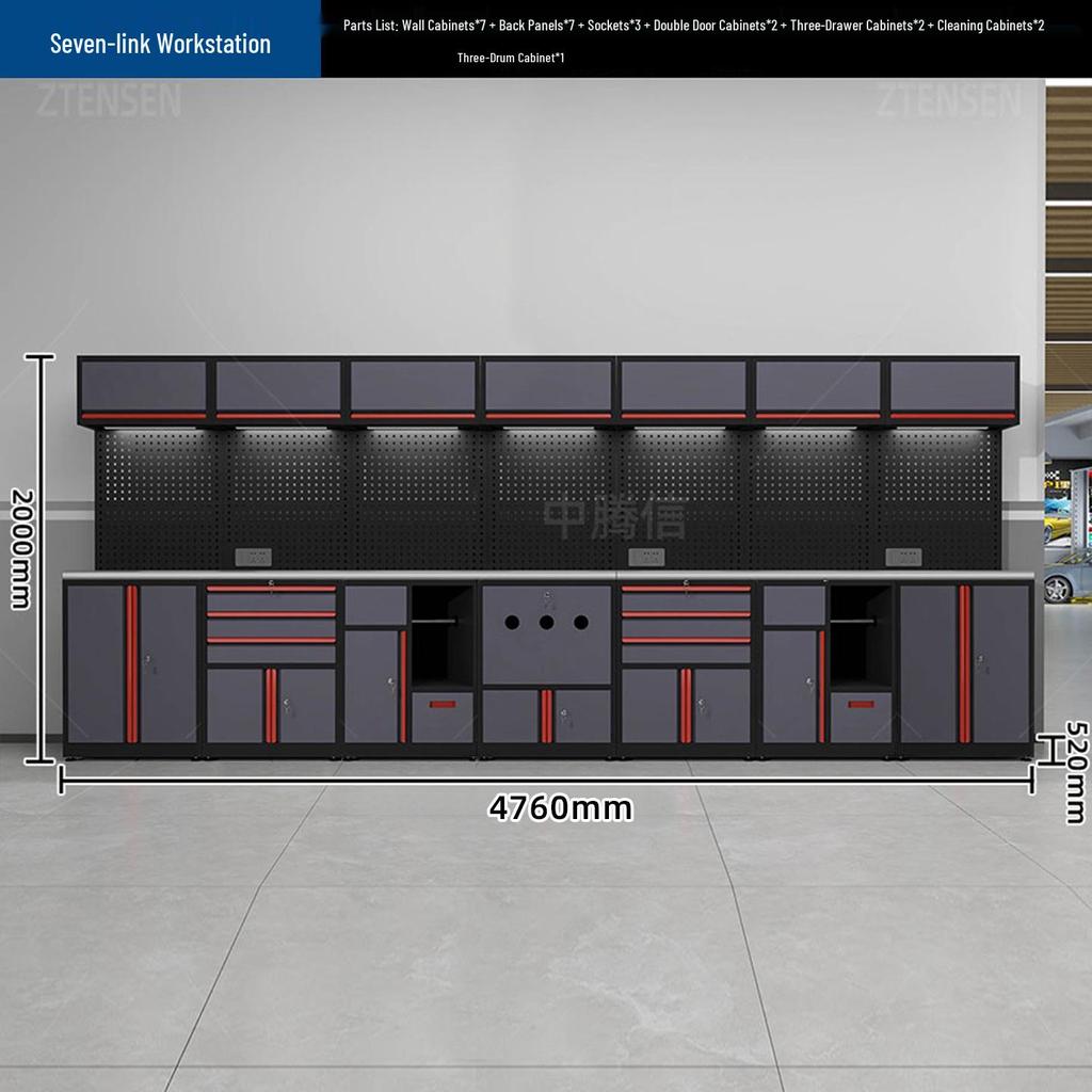 Zhongtengxin Multi-Functional Tool Cabinet & Bicycle Repair Workstation