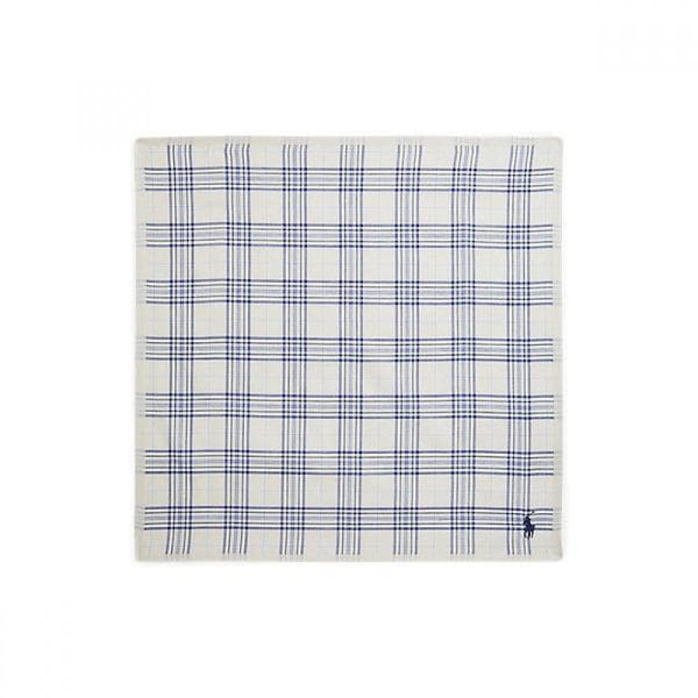 Polo Ralph Lauren Men S Glen Plaid Cotton Handkerchief ONE