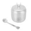 Kitchen Stainless Steel Seasoning Containers Set Spice Jar Spice Rack Condiment Cruet Bottle