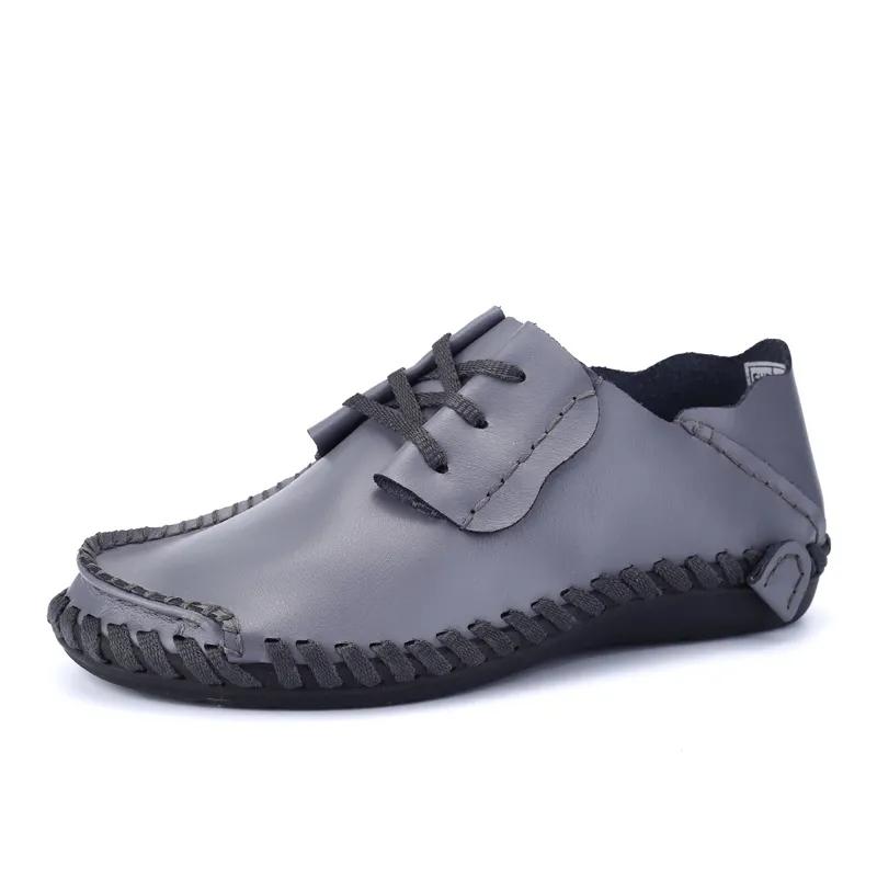 Sneakers in vera pelle uomo scarpe vulcanizzate da lavoro uomo taglie forti 49 50 sneakers uomo tennis