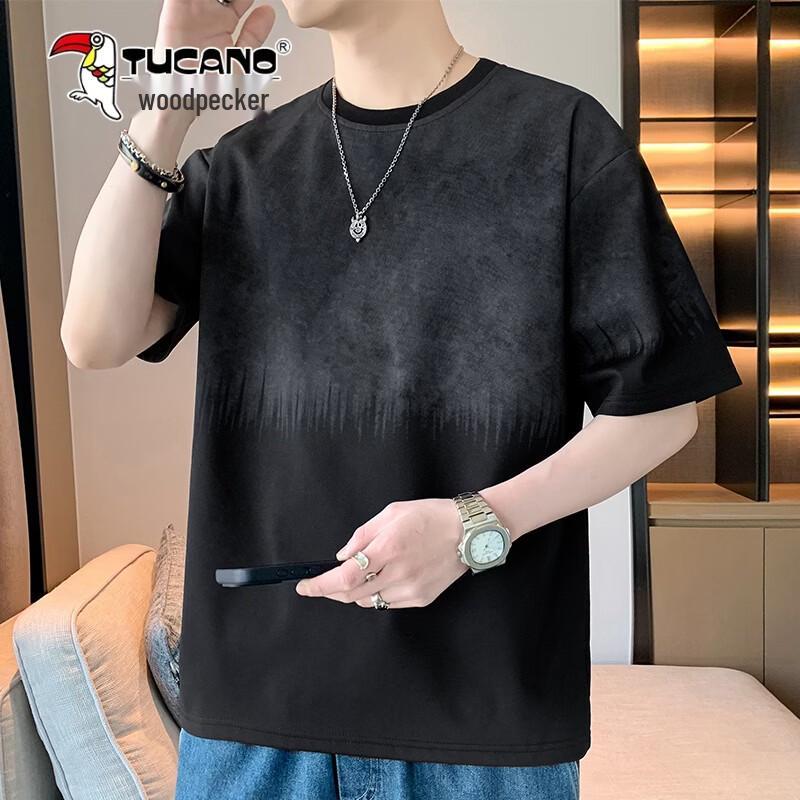 Tucano Men's Ice Silk Quick-Dry Printed T-Shirt