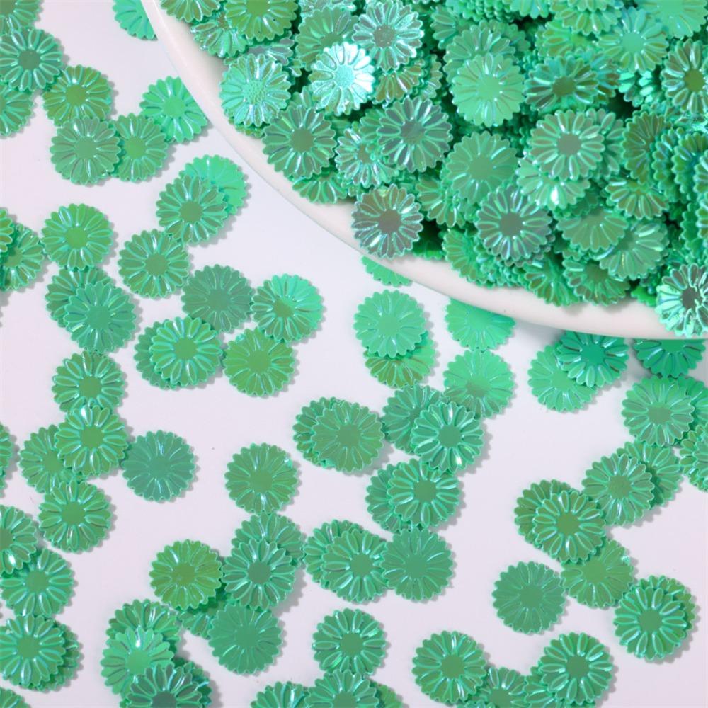 Phone Case Decor Daisy Sequins Glitter Nail Art Slime Fillers Flower Loose Sequins Handmade