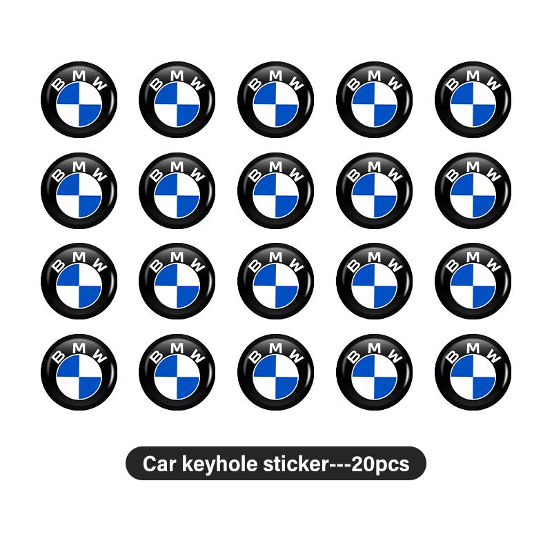 Car Door Keyhole Sticker Lock Protector Lock Core Decal Accessories For BMW X1 X3 E39 E46 E30 E36 E87 E60 E90 F26 G02 E70 F15