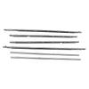 Artudatech 6PCS Door Belt Molding For Toyota Land Cruiser 80 Series 1991 1992 1993 1994 1995 1996 1997