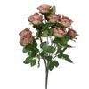 Single Of Bouquet Nine Head Roses Artificial Fake Flowers Wedding And Home Decor