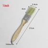 Thickened Bristle Wooden Handle Paint & BBQ Brush - Sizes 1" to 8