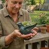 Bird Resin Planter Decorative Flower Pot for Home Garden Patio Weather-Resistant Miniature Plant Container for Small Plants Unique Gift for Bird
