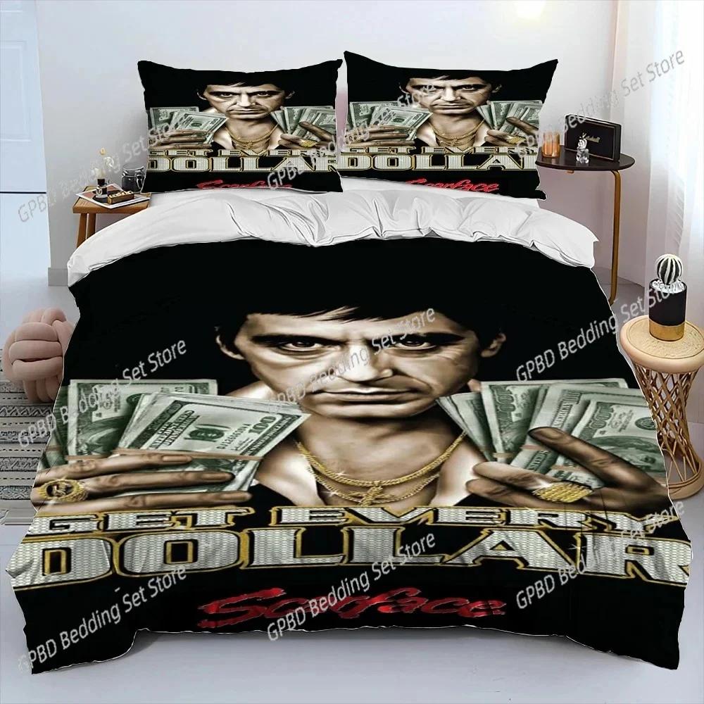 Movie Scarface Tony 3D NEW Duvet Cover Pillowcase Bedding Set Adult Boy Girl Bedroom Decoration Children Single Double Large