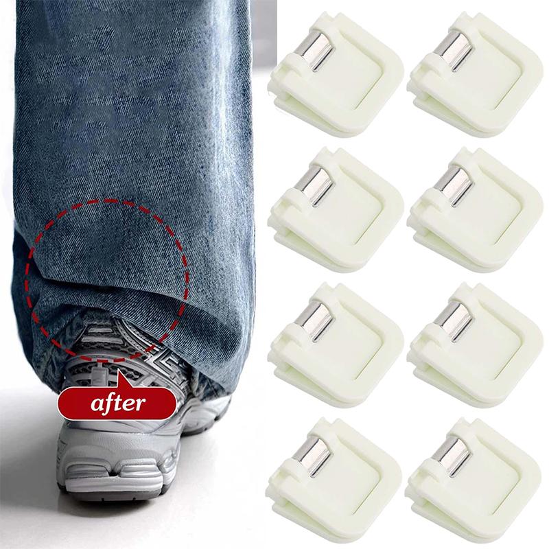 2-12pcs Clothing Clip Used for Trouser Leg Shortening Invisible Fixing No Sew Hidden Hem Device Multifunctional Page Holder Clip