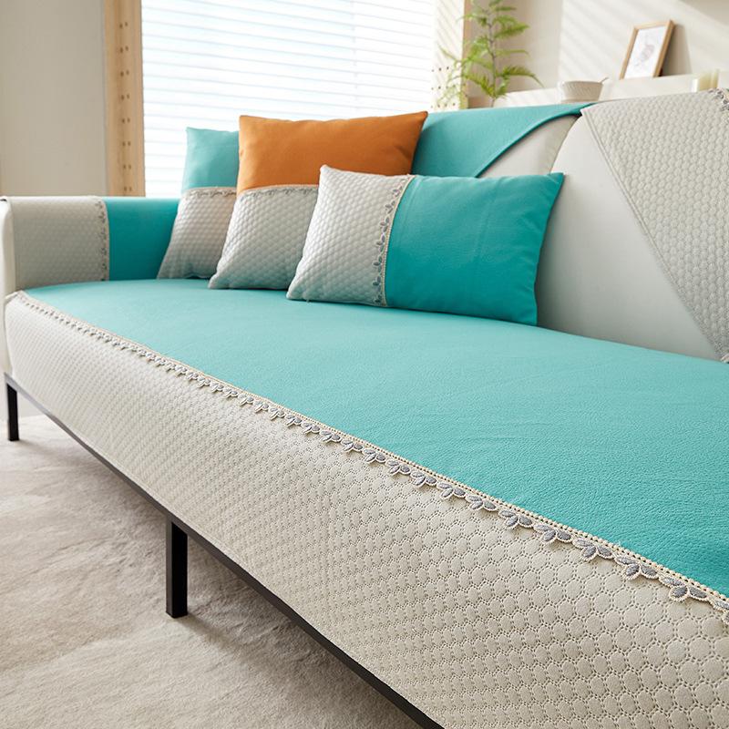 Waterproof Sofa Cushion Pet Urine-Proof Four Seasons Universal Fabric Simple Non-Slip Seat Cushion Nordic Summer Sofa Cover