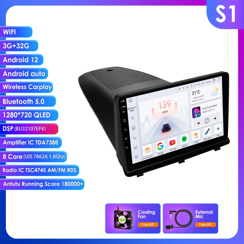 

Ossuret 2 Din Android Auto Radio for Opel Antara 1 2006 - 2017 Car Radio Multimedia Video Player Wireless Carplay Auto RDS Stereo Intelligent Audio S1 8Core 3G 32G