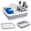 Foldable Silicone Dish Drainer for Cutlery and Plates