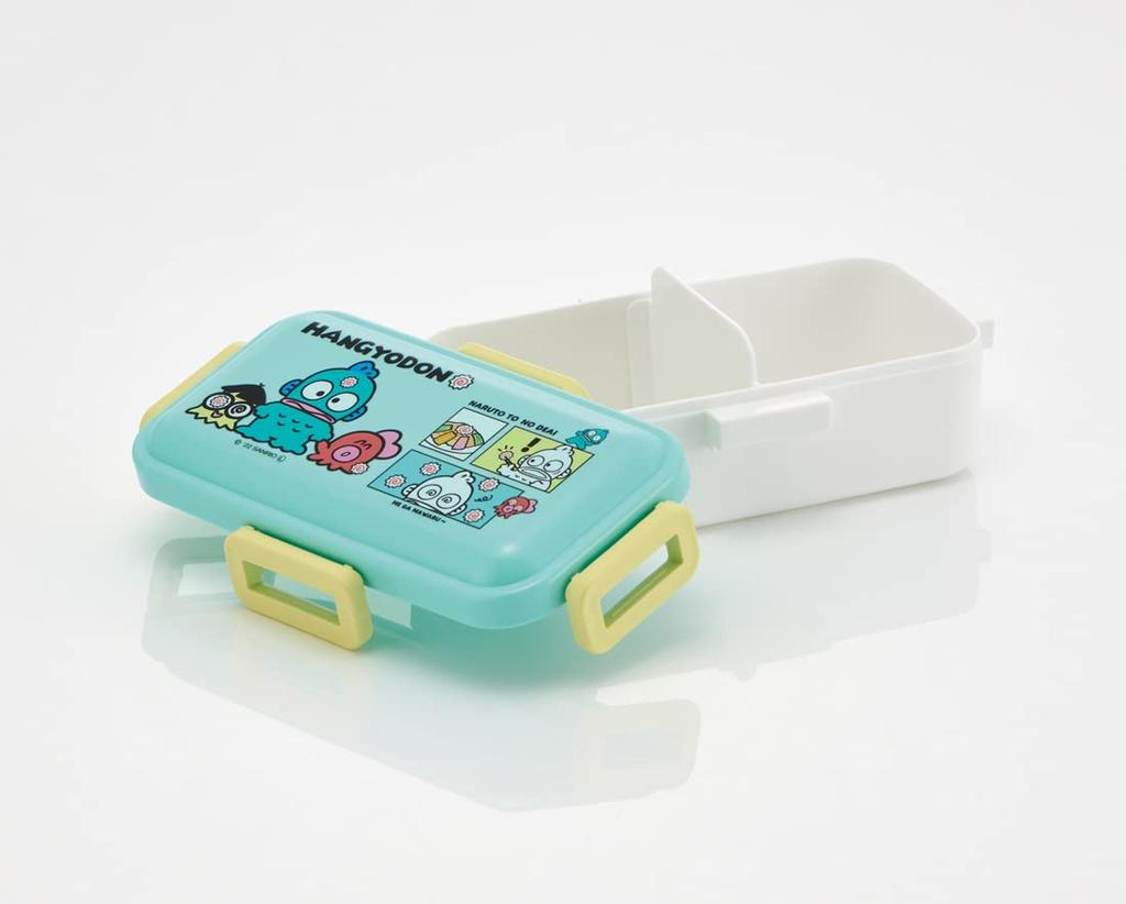 Skater Bento Soft Made in Sanrio Hangyodon PFLB6AG Box, 530ml, Antibacterial, Filling, Dome-Shaped Lid, Japan, Comic,