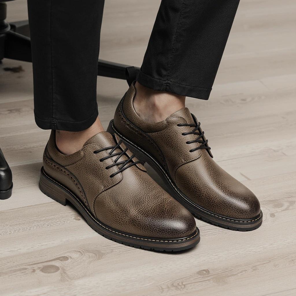 Herren Freizeitschuhe 2026 Bequem Mode Marke Herren Derby Schuhe
