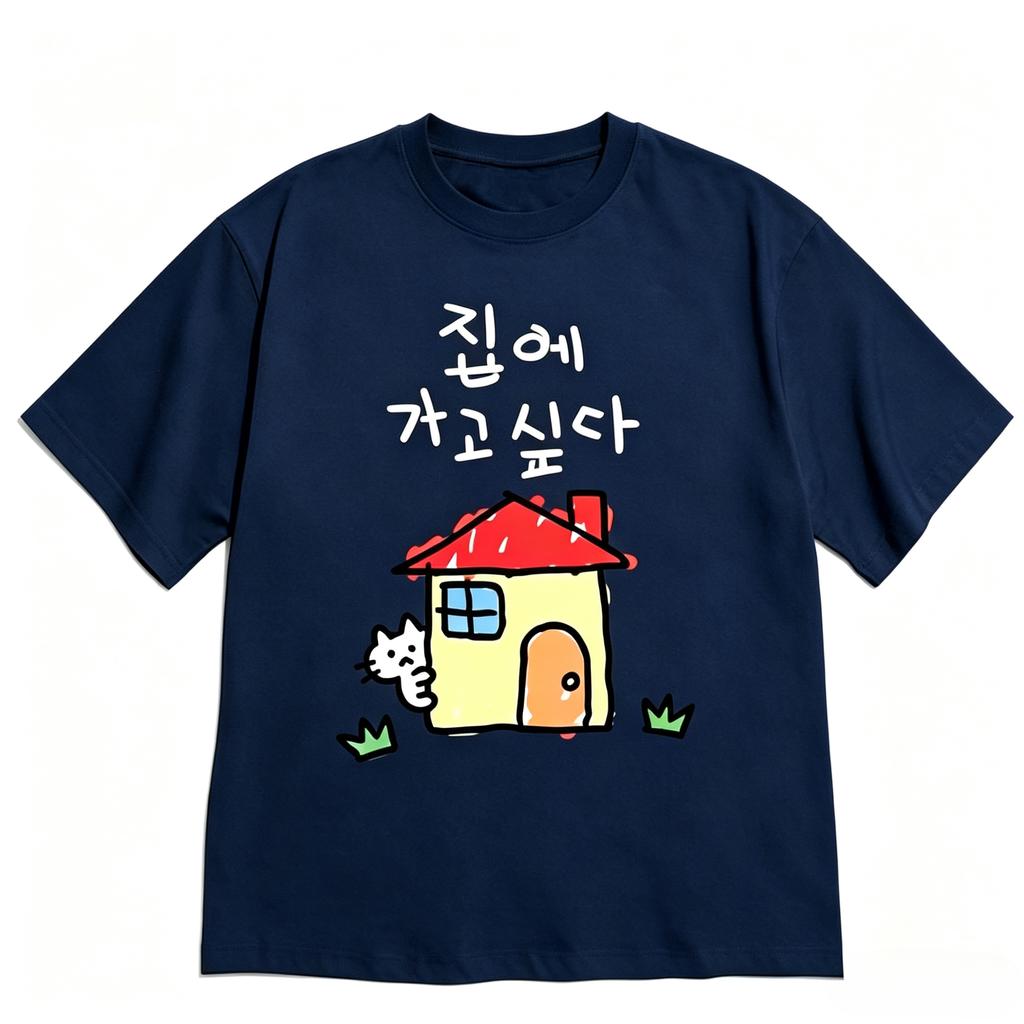Korean Style Tshirt Shortsleeved Funny I Want To Go Home Quote Tee Cute Minimalist Casual Streetwear Top For Unisex And Unisex