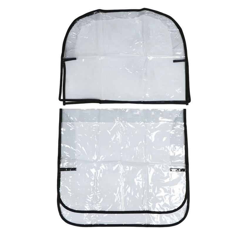 1Pcs Salon Chair Cover Pvc Clear Hairdressing Chair Covers Protectors Universal Waterproof Barber Chair Back Covers Round/Square