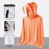 Unisex UPF50+ Cooling Ice Silk Sun Protection Jacket with Detachable Brim for Outdoor Cycling