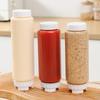 Squeeze Sauce Bottles BPA Free Double Nozzle Leak Proof Food Grade Plastic Reusable Dispenser for Picnic Camping