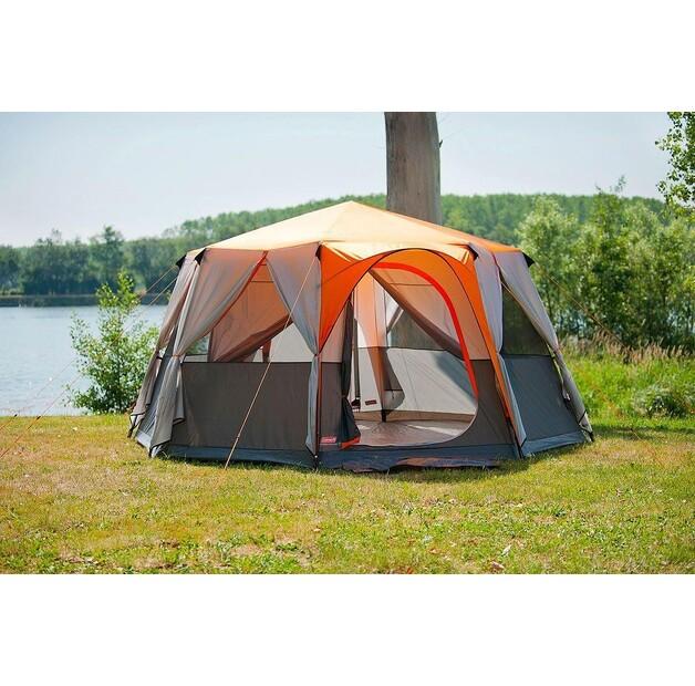 Campingzelt Coleman Cortes Octagon 8 8-Personen grau