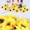 Yesallwas Sunflower Artificial Set of Diameter Artificial Potted Flowers That Do Not Artificial Rila Silk Artificial Flowers of Flowers, 60, Approx.