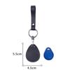 Customizable Leather Cover for Label Starline S96 and PIK Intercom Unisex IC Alarm Tag Mark Protective Case Car Keychain Holder