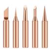 900 Pure Copper Inner Heated Soldering Iron Tip for 936 Station with 907 Handle & Auto Solder Feeder for Non-Magnetic Welding