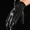 Outdoor Cycling Gloves for Men and Women In Autumn and Winter Sports Waterproof Zipper Windproof Plus Velvet Thickened Touch Screen Warm Gloves