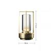 LED Table Lamp Rechargeable Cross 2000 Mah Desktop Night Light Touch for Home Bedroom Atmosphere USB Camping Outdoor Lighting