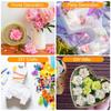 uxcell Crepe Paper Flower DIY Crepe Paper Roll Flower Kit with Floral Wire and Tape for Holiday Party 20 M X 25 Cm Kit, Stems, Leaves, Birthday,