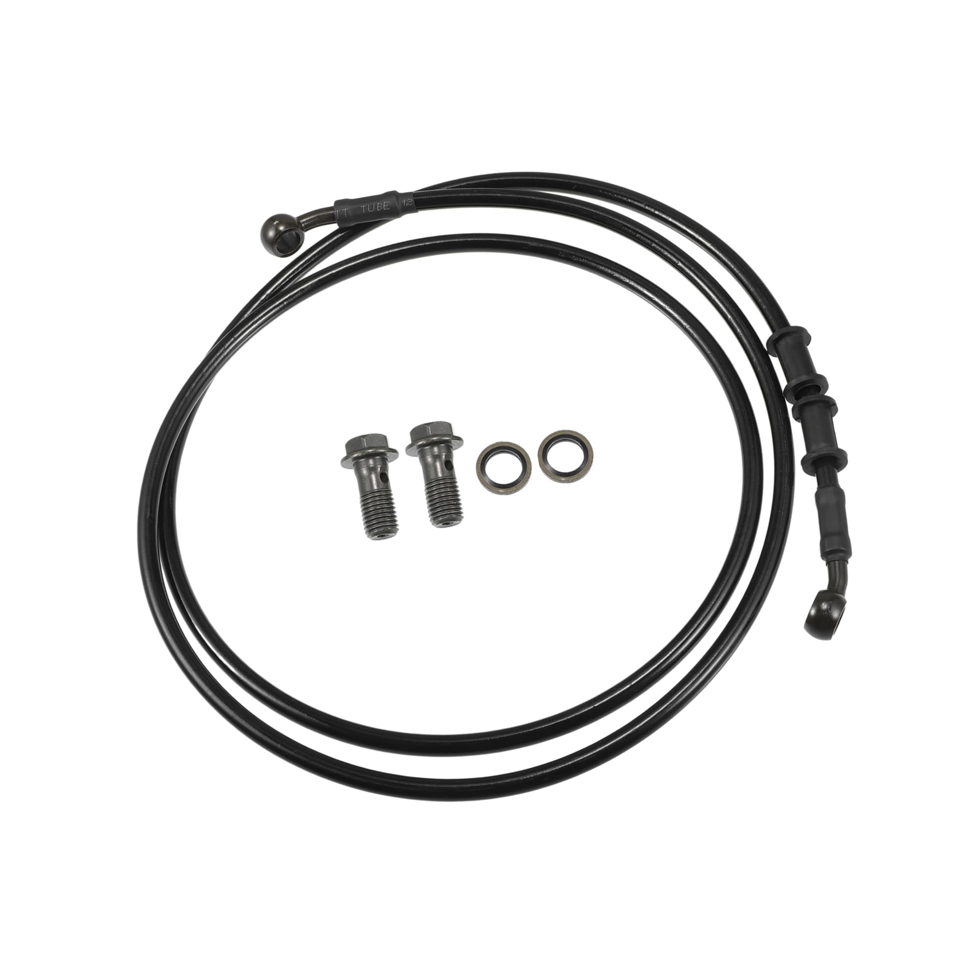 BULLSPANN Motorcycle Brake Hose Clutch Hose Oil Hose for Motorcycle 170cm чёрный
