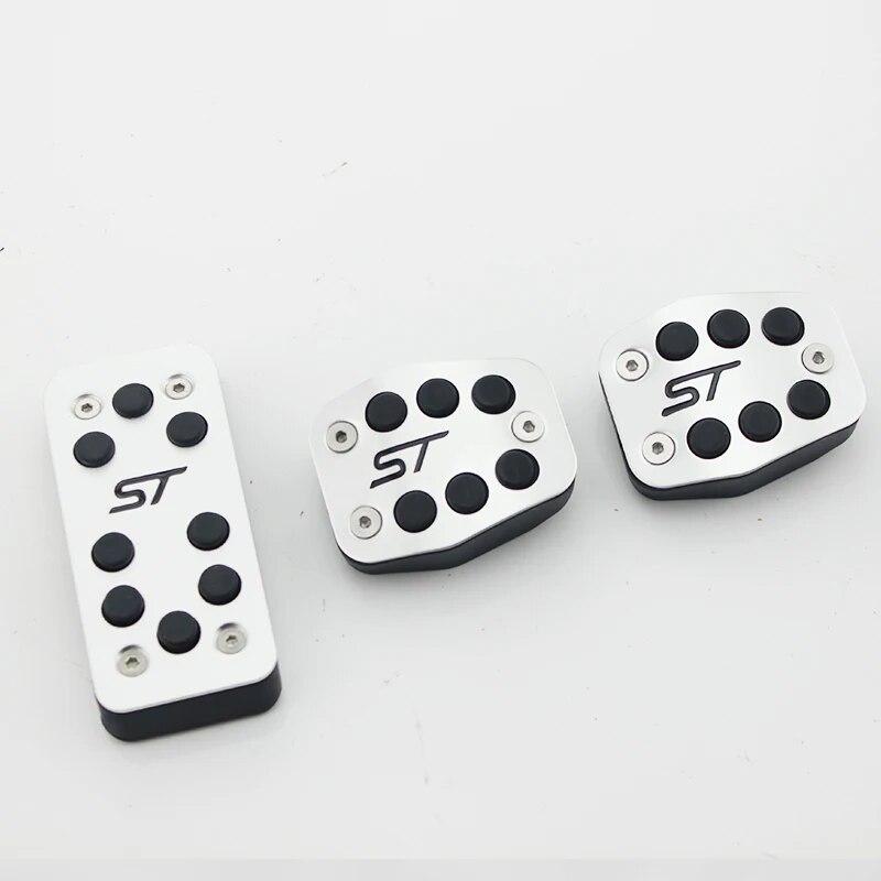 FOAL BURNING Car Accelerator Pedal Brake Pedal Clutch Pedals Cover for Ford Focus 2 MK2 3 4 MK3 MK4 Kuga Escape ST 20