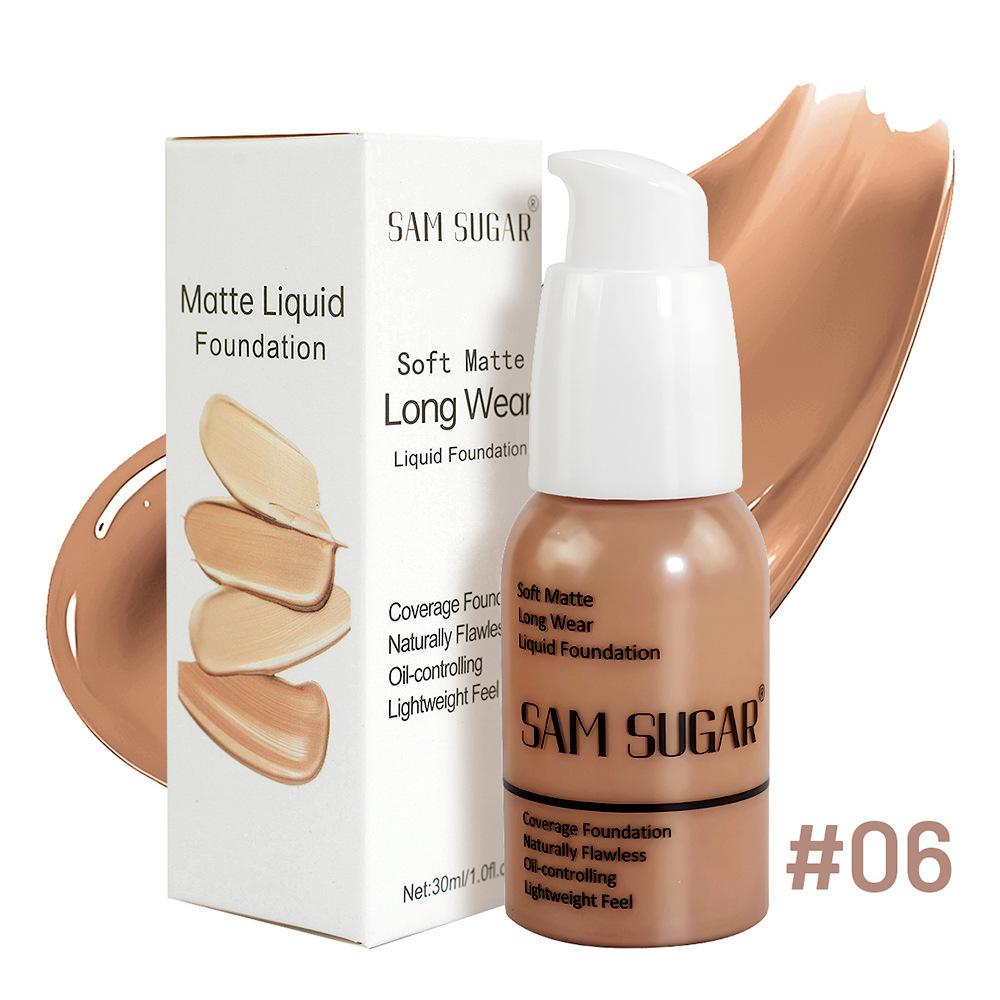 

Полное покрытие, естественная матовость, водостойкая и стойкая жидкая основа, идеально подходит для маскировки темных кругов и шрамов от угревой сыпи