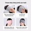 Schwerkraft Mikrodruck Verdunkelungs-Augenmaske für Schlaf und Müdigkeitslinderung - Ideal für Männer und Frauen.