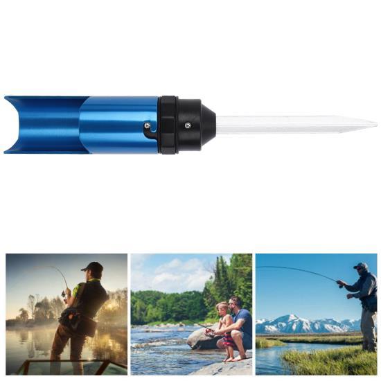 Aluminium Alloy Trigone Fishing Pole Ground Support Stand Holder for Casting Baitcaster Sea Rod