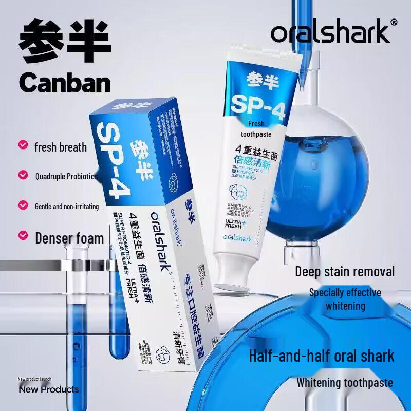 Canban SP-4 Dynamic Mint Probiotic Toothpaste (2-Pack)
