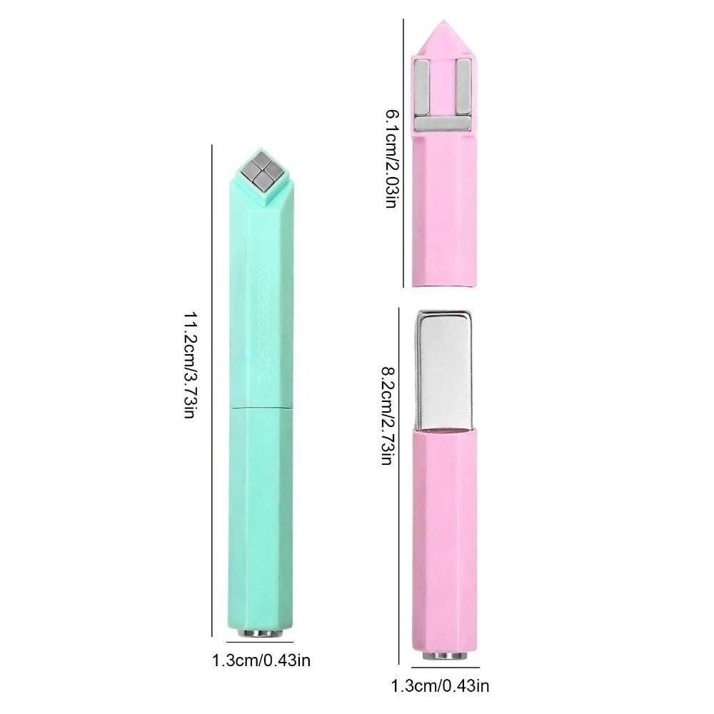 4IN1 Diamond-Shaped Cat Eye Magnet for Nails DIY Portable Manicure Diamond Magnet Multifunctional Cat Eye Magnetic Nail Art Tool