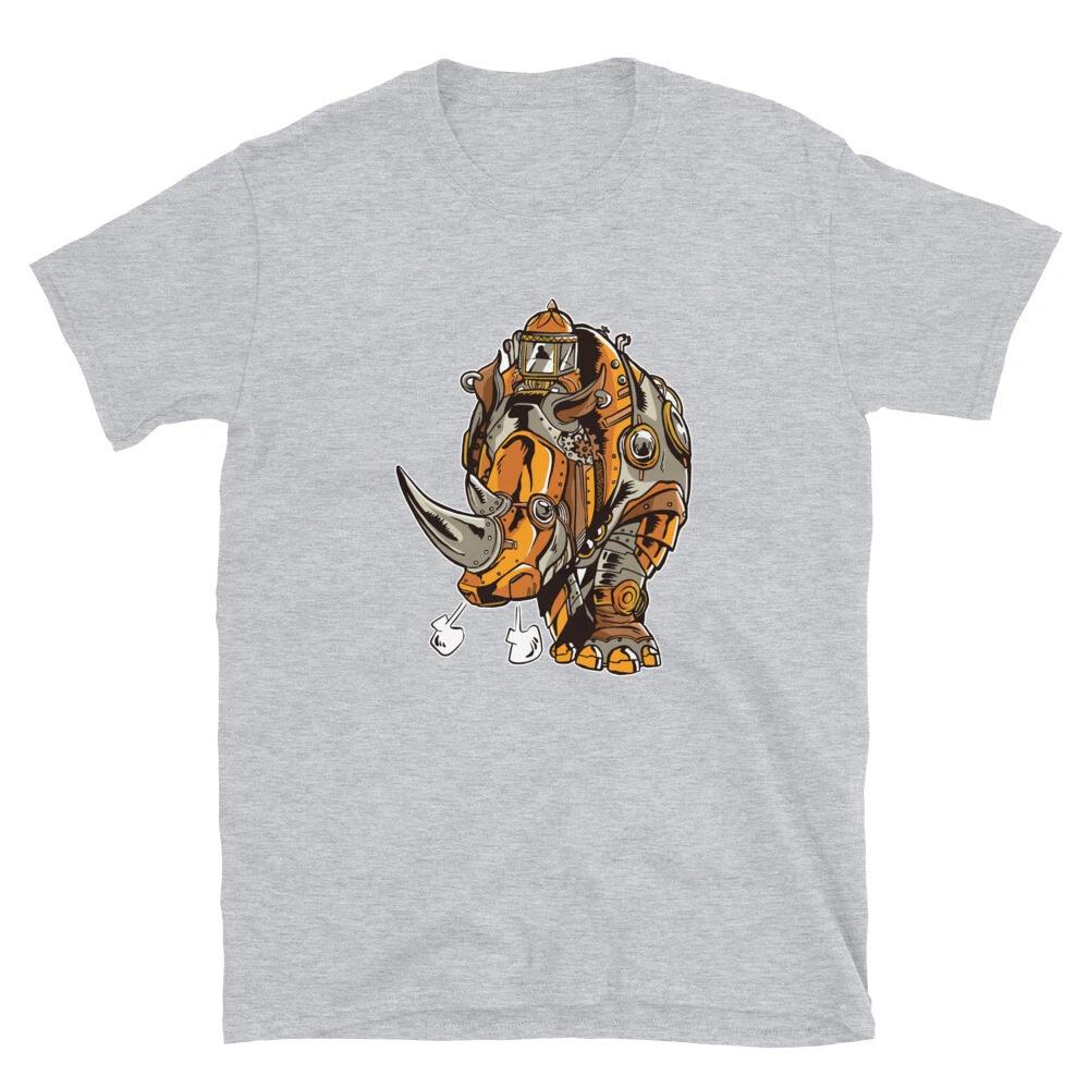 Rhino Animal Rhinoceros Steampunk T-Shirt 3XL