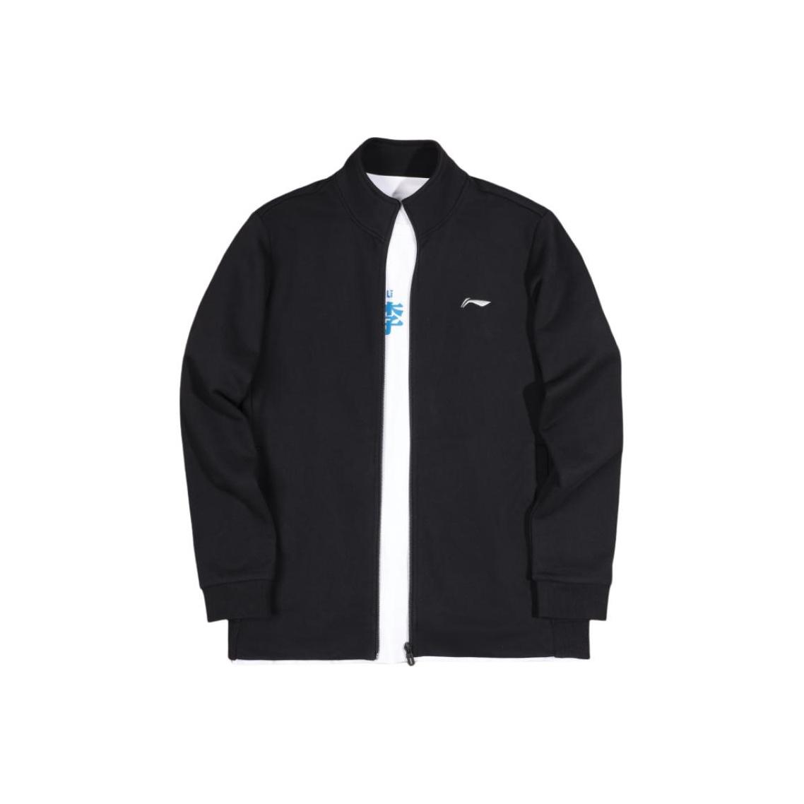 

Li-Ning Однотонная толстовка с капюшоном на молнии в спортивном повседневном стиле со стойкой. Мужские толстовки AWDA324-1 S