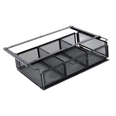 Unter Schreibtisch Schublade Korb Pull Out Datei Halter Metall Langlebig Hängen Lagerung Regal für