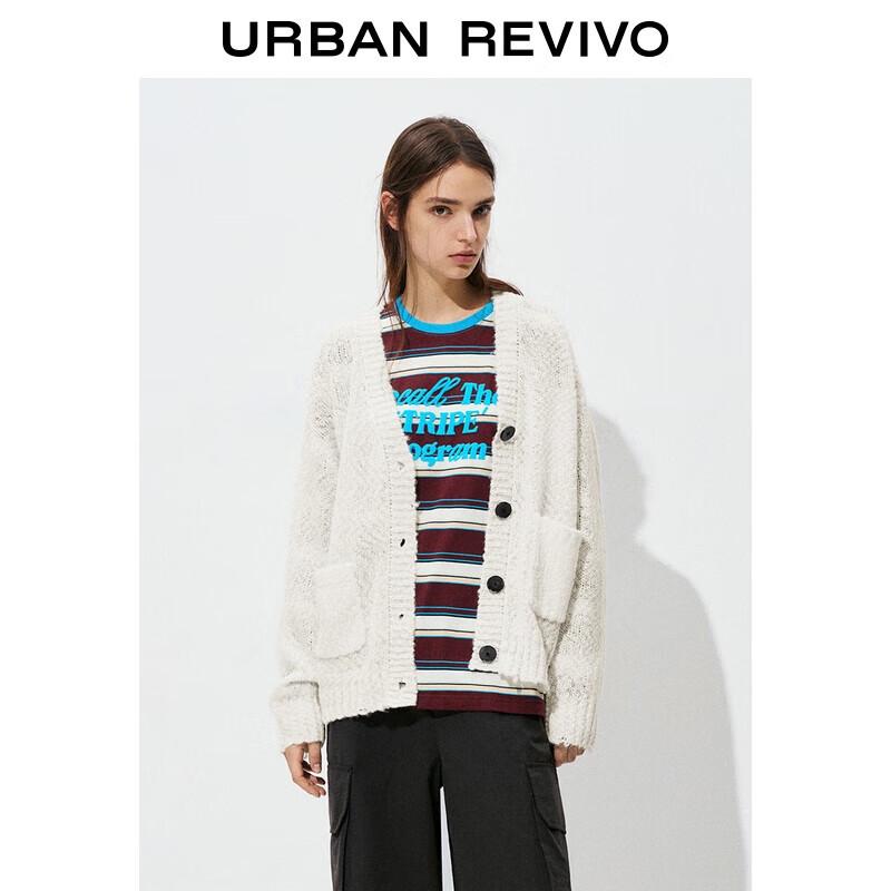 

Женский кардиган UR свободного кроя крупной вязки M