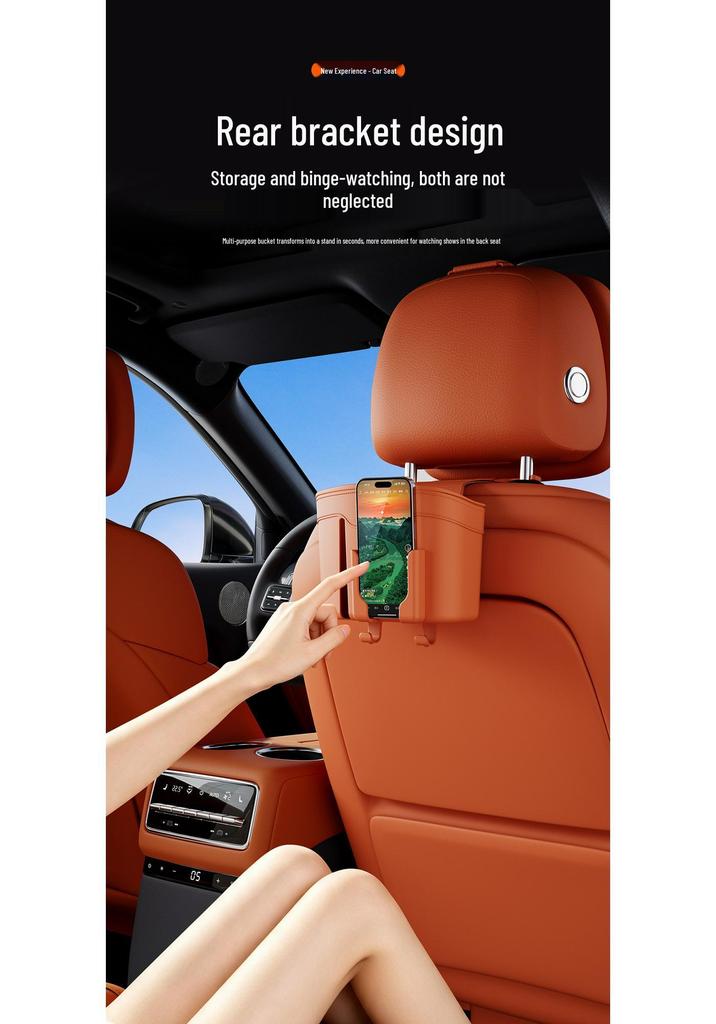 Compatible with Leopard 5, Leopard 8, Titanium 3, and Titanium 7: Car Seat Phone Holder and Glove Box Multi-functional Storage Box