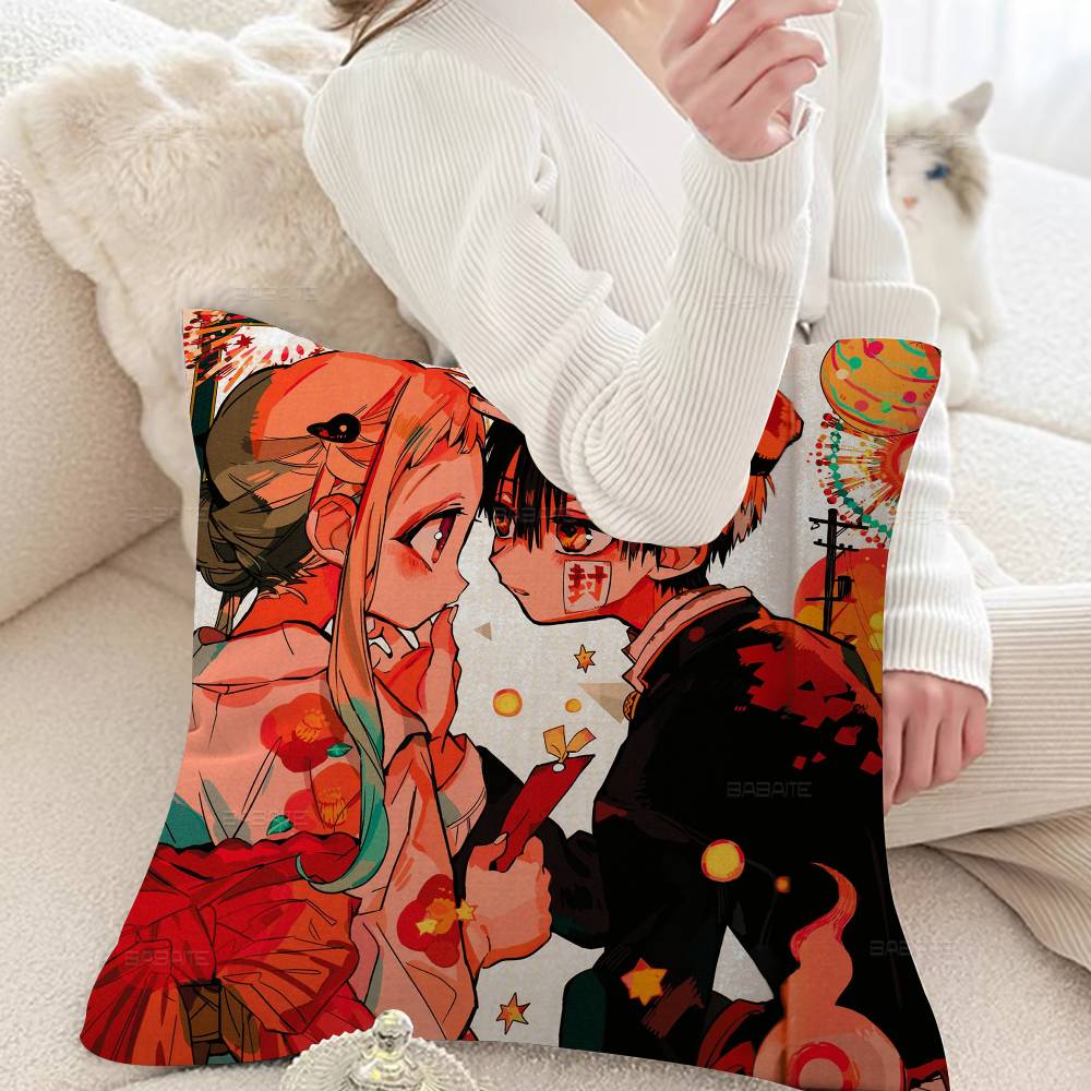 Toilet B-Bound H-Hanako Kun Pillow Gift Home Office Decoration Bedroom Sofa Car Cushion Cover case 45x45