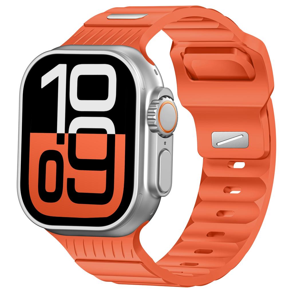 Night Glowing Sport Silicone Strap Correas Bracelet For Apple Watch Ultra Band for iWatch 42mm 44mm 45mm 46mm 49mm Watch Series 11 10 9 8 7 6 5 SE3